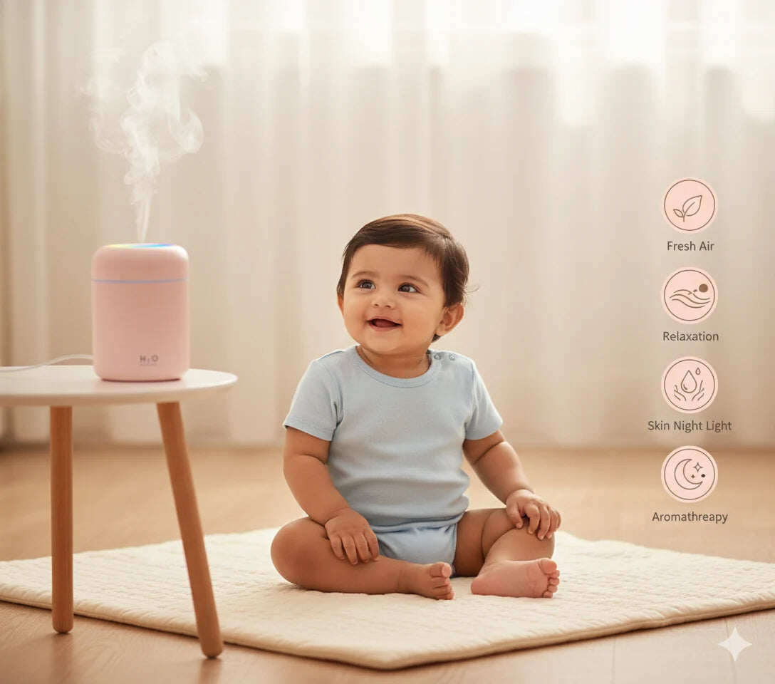 Smart Humidifier | Mist + Ambient Light |  Daily Freshness
