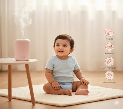 Smart Humidifier | Mist + Ambient Light |  Daily Freshness