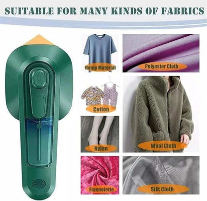 Portable Iron | Quick Wrinkle Removal |  Crisp Results Instantly