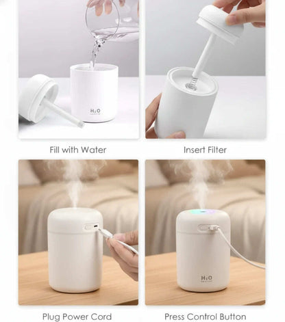 Smart Humidifier | Mist + Ambient Light |  Daily Freshness