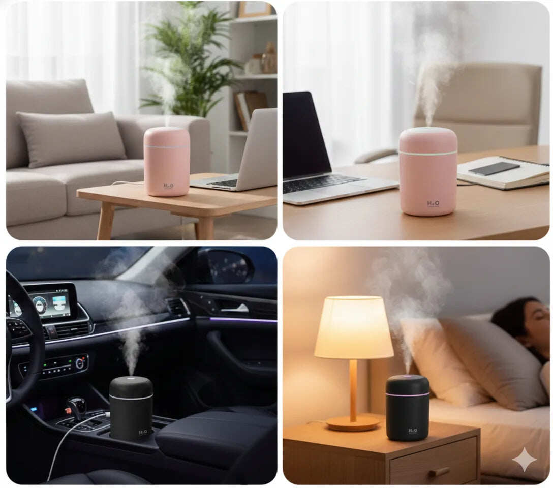 Smart Humidifier | Mist + Ambient Light |  Daily Freshness