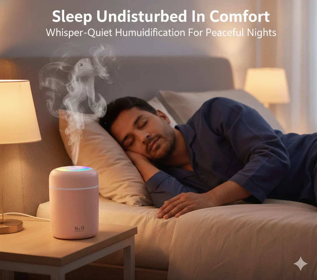 Smart Humidifier | Mist + Ambient Light |  Daily Freshness