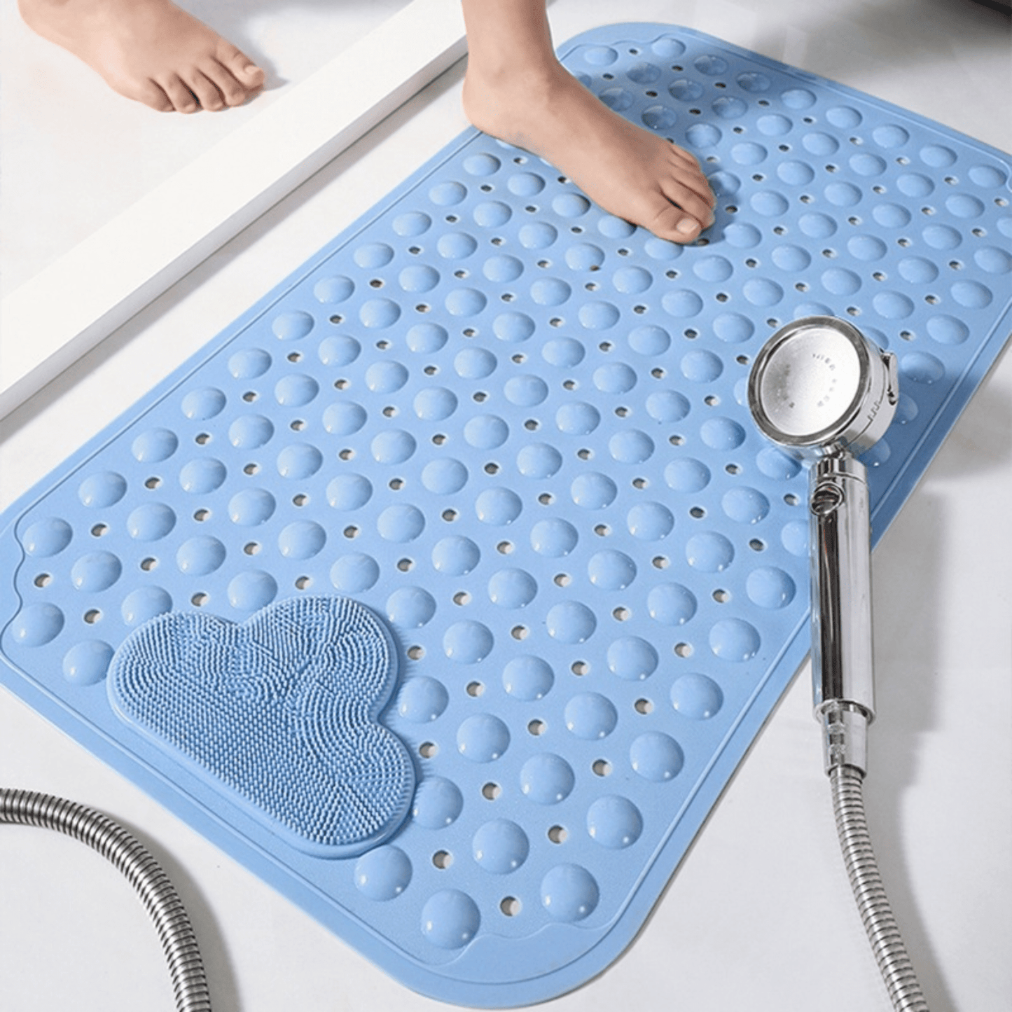 Eco-Friendly Non-Slip Reusable Shower Mat (70cm)