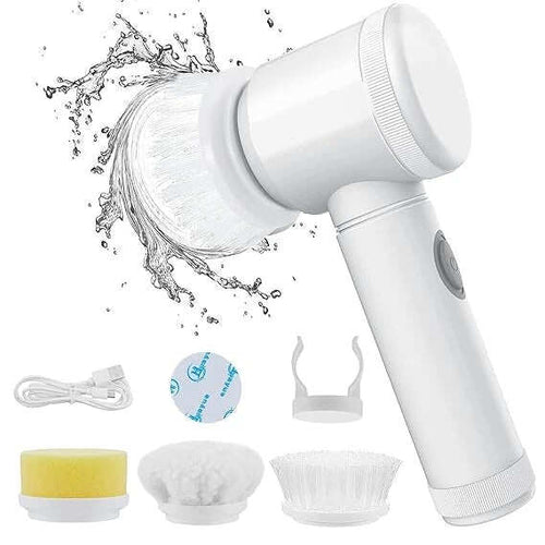 5-in-1 Spin Brush | For Tiles, Corners & More | Daily Cleaning