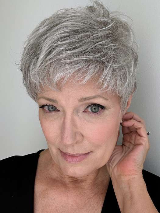 BEING DISCONTINUED! Natural-Short Lace Front Wig