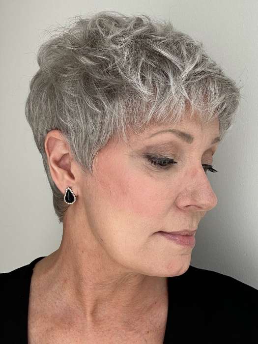 BEING DISCONTINUED! Natural-Short Lace Front Wig