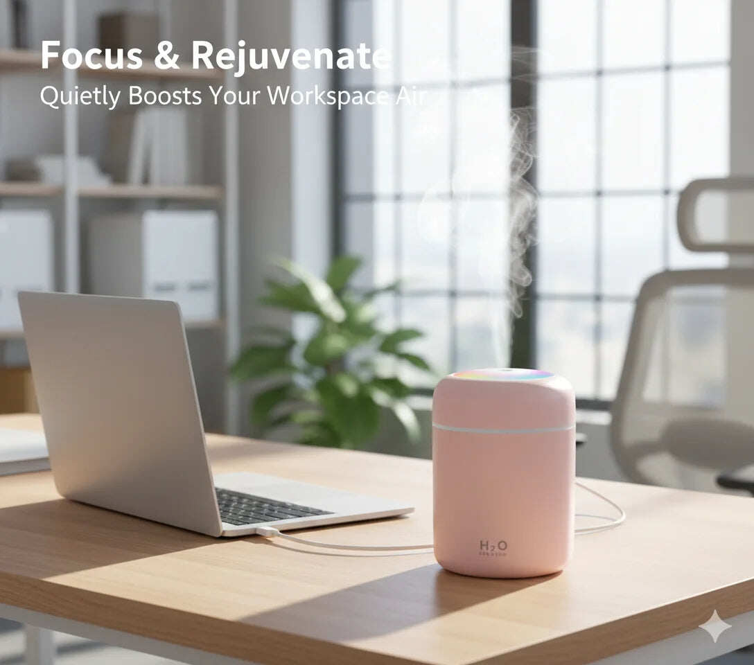 Smart Humidifier | Mist + Ambient Light |  Daily Freshness