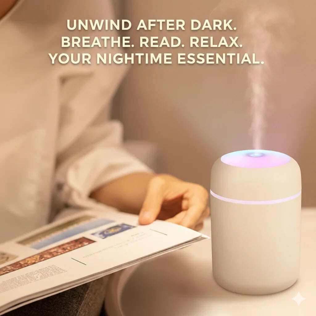 Smart Humidifier | Mist + Ambient Light |  Daily Freshness